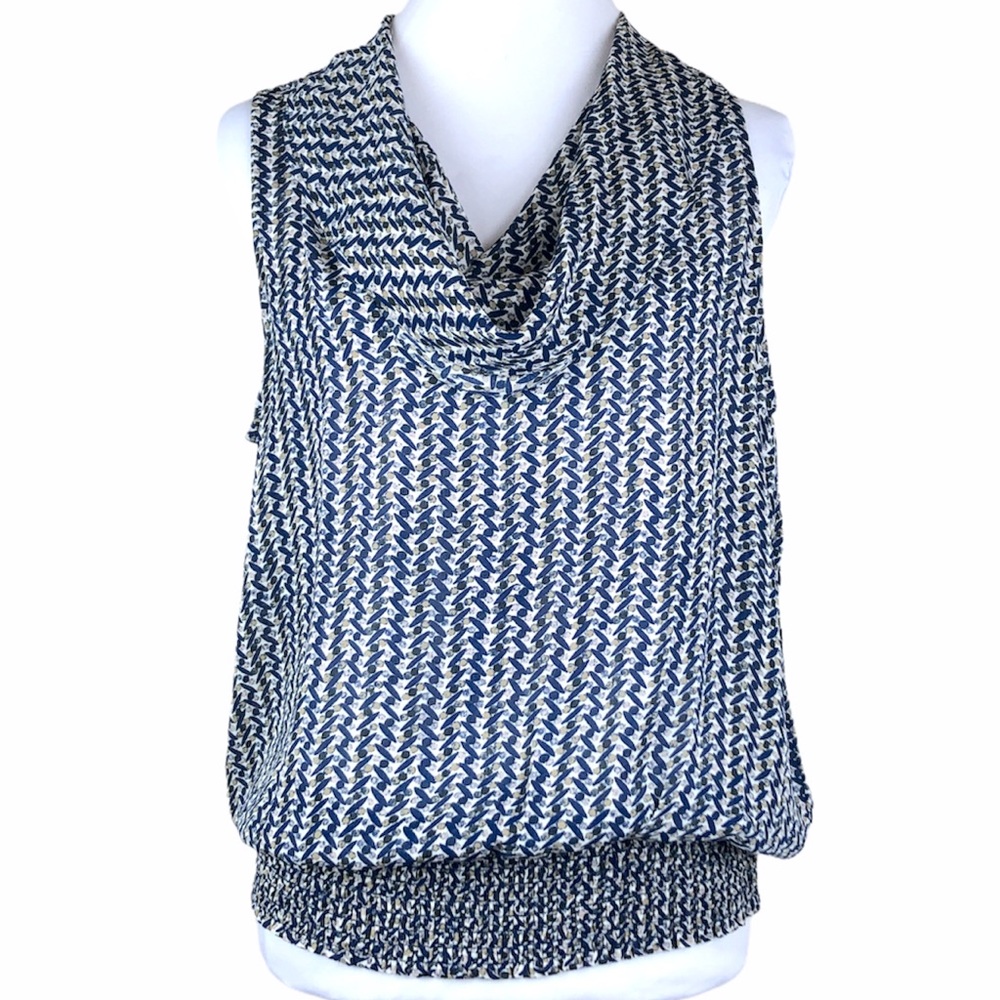 Ann Taylor Cowl-Neck Sleeveless Blouse
